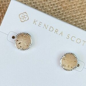 Kendra Scott Sand Silver Silver Stud Earrings